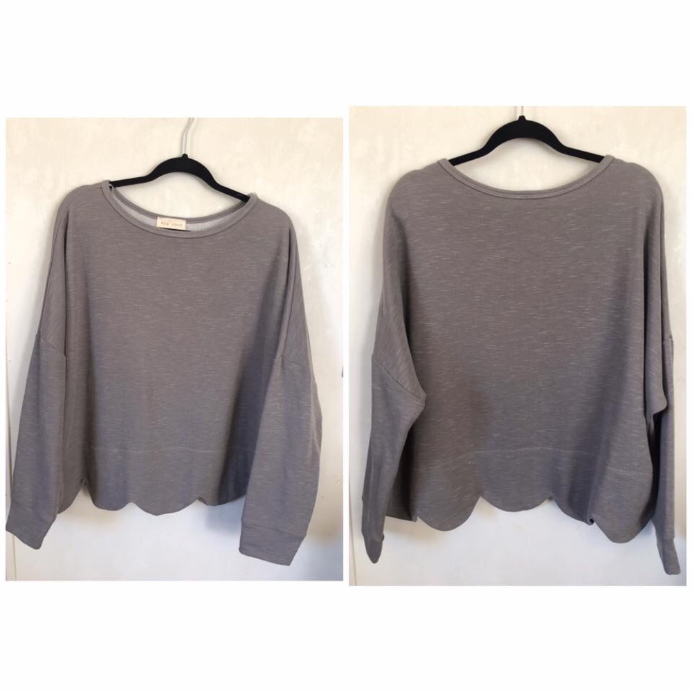 Raw Edge Pullover - Picture 2 of 2